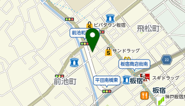 大学受験予備校のトライ 板宿駅前校の地図画像