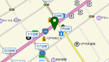 大学受験予備校のトライ 本八戸校の地図画像