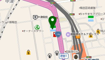 大学受験予備校のトライ 梅田駅前校の地図画像