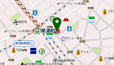 大学受験予備校のトライ 南浦和駅前校の地図画像