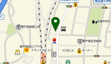 大学受験予備校のトライ 東戸塚駅前校の地図画像