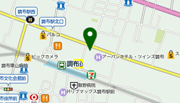 大学受験予備校のトライ 調布駅前校の地図画像