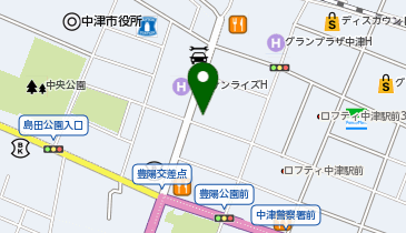 大学受験予備校のトライ 中津駅前校の地図画像