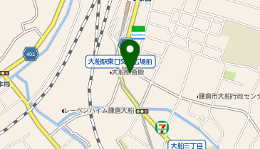 大学受験予備校のトライ 大船駅前校の地図画像