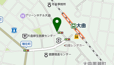 大学受験予備校のトライ 大曲駅前校の地図画像