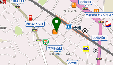 大学受験予備校のトライ 大橋校の地図画像