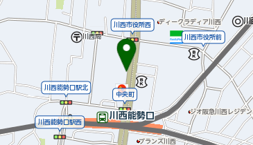 大学受験予備校のトライ 川西能勢口駅前校の地図画像
