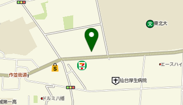 大学受験予備校のトライ 仙台八幡校の地図画像