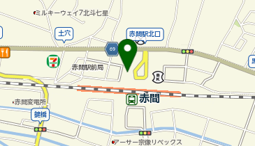 大学受験予備校のトライ 赤間校の地図画像