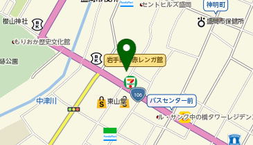 大学受験予備校のトライ 盛岡中ノ橋校の地図画像