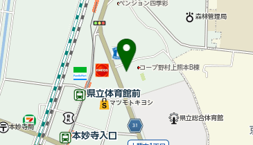 大学受験予備校のトライ 上熊本校の地図画像