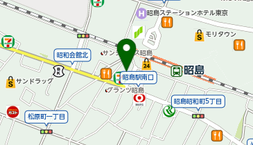 大学受験予備校のトライ 昭島駅前校の地図画像