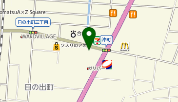 大学受験予備校のトライ 小松校の地図画像