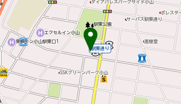 大学受験予備校のトライ 小山駅前校の地図画像