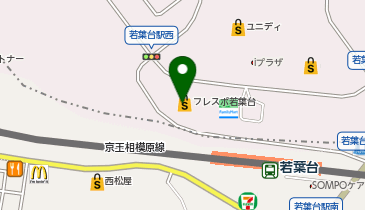 大学受験予備校のトライ 若葉台フレスポ校の地図画像