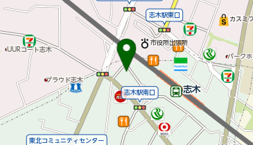 大学受験予備校のトライ 志木駅前校の地図画像