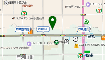 大学受験予備校のトライ 四条烏丸校の地図画像