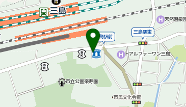 大学受験予備校のトライ 三島駅前校の地図画像