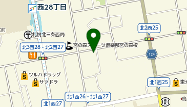 大学受験予備校のトライ 札幌円山校の地図画像