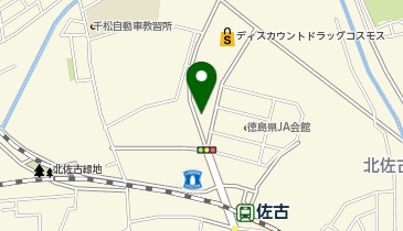 大学受験予備校のトライ 佐古駅前校の地図画像