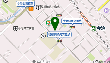 大学受験予備校のトライ 今治駅前校の地図画像