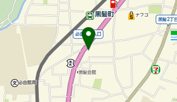 大学受験予備校のトライ 黒髪校の地図画像