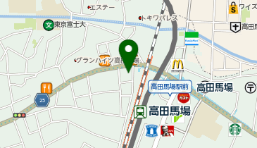 大学受験予備校のトライ 高田馬場駅前校の地図画像