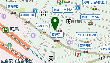 大学受験予備校のトライ 広島駅前校の地図画像