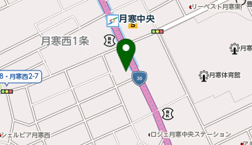 大学受験予備校のトライ 月寒中央校の地図画像