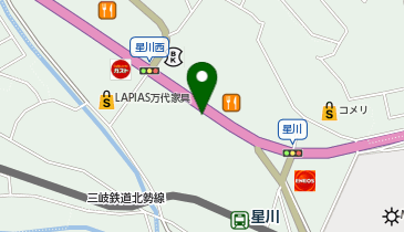 大学受験予備校のトライ 桑名星川校の地図画像