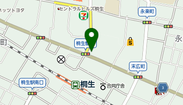 大学受験予備校のトライ 桐生駅前校の地図画像