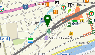 大学受験予備校のトライ 京橋駅前校の地図画像