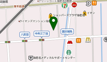 大学受験予備校のトライ 海老名駅前校の地図画像