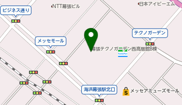 大学受験予備校のトライ 海浜幕張駅前校の地図画像