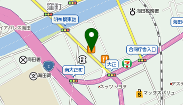 大学受験予備校のトライ 海田校の地図画像