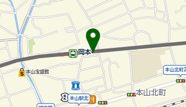 大学受験予備校のトライ 岡本駅前校の地図画像