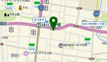 大学受験予備校のトライ はりまや校の地図画像