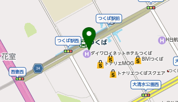 大学受験予備校のトライ つくば駅前校の地図画像