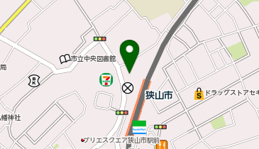 大学受験予備校のトライ 狭山市駅前校の地図画像