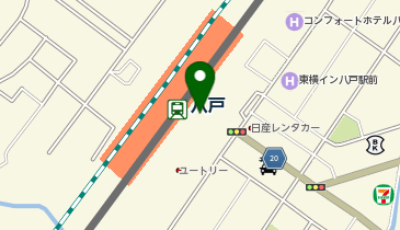 大学受験予備校のトライ 八戸駅ビル校の地図画像