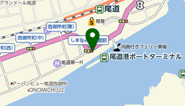 大学受験予備校のトライ 尾道駅前校の地図画像