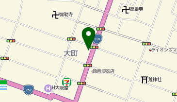 大学受験予備校のトライ 会津鶴ヶ城校の地図画像