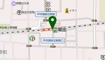 大学受験予備校のトライ 坂出駅前校の地図画像