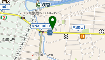 大学受験予備校WAM 浅香山校の地図画像