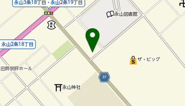 旭川練成会  永山中央スクールの地図画像