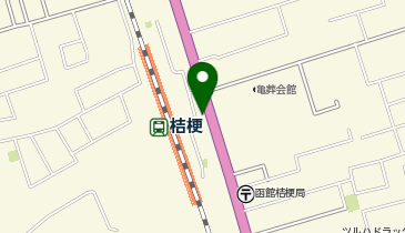 函館練成会  桔梗スクールの地図画像