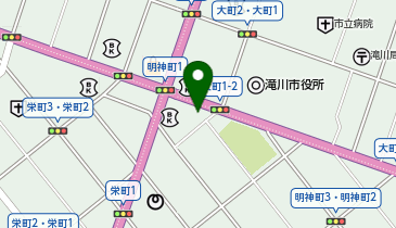 滝川練成会  本校の地図画像