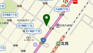 超個別指導 練成会PLUS  北見本校の地図画像