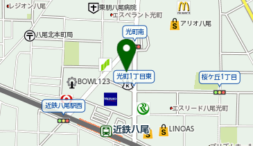 トライ式医学部予備校 近鉄八尾駅前校の地図画像