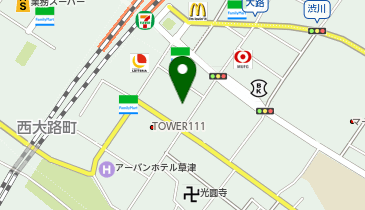 成基の個別教育 ゴールフリー 草津教室の地図画像